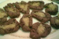 lorraine's resources and rewards: Easy Kids German Chocolate Thumbprint Cookies