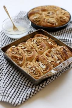 Peach Cobbler Cinnamon Rolls