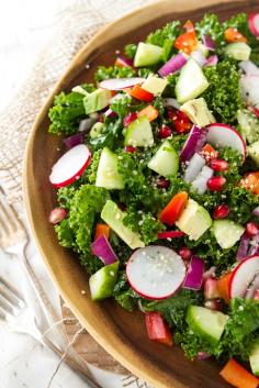 Easy Kale Salad.