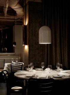 Prix Fixe Melbourne Restaurant by Fiona Lynch | @Yellowtrace | @BRABBU is part of this Australia restaurant, with brass wall lamp VELLUM | www.brabbu.com
