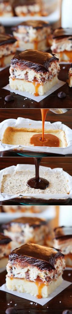 Cookie Dough Billionaire Bars