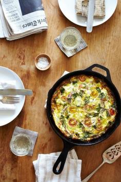 Heirloom Summer Herb Frittata