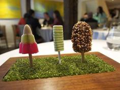 Savoury lollies at The Fat Duck in Maidenhead. #dessert #wishlist