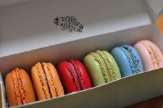 Macarons at La Belle Miette in Melbourne, Australia. #macarons #dessert #cookies #wishlist