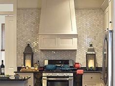 Mother of pearl backsplash