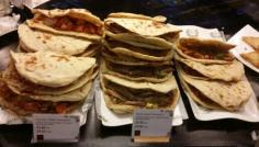 Chicken Tikka Kebabs, amongst others at Harrod's Food Hall