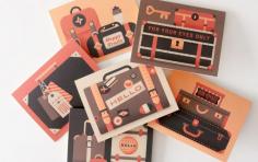 Luggage Card Set by These Are Things