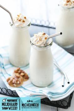 The Michelangelo (Marzipan and Almond Praline Milkshakes) for #MilkshakeWeek from @LoveAndOliveOil | Lindsay Landis