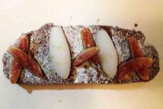 Pain d'epices, fresh figs, ginger beer sorbet