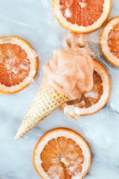 Grapefruit Guava and Rum Sorbet