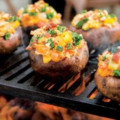 Summer Veggie Stuffed Portabellas