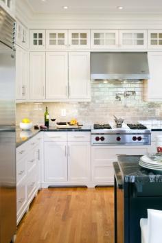 mother of pearl subway tile backsplash