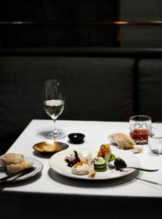 Prix Fixe Melbourne Restaurant by Fiona Lynch | @Yellowtrace | @BRABBU is part of this Australia restaurant, with brass wall lamp VELLUM | www.brabbu.com