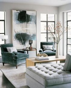 Muted Tones. Nob Hill pied-a-terre, San Francisco. Leverone Design.