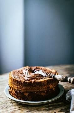 banana and nutella cake.
