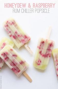 Honeydew Rum Chiller Popsicle