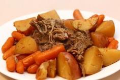 REVIEW: This is our new roast recipe- so much flavor! It was really good and I get a lot of compliments when I have made it. This is requested in my house almost weekly! Ill never cook it another way again! 1. If you wanted carrots and potatoes in your CrockPot, cut them to your liking and put in the bottom of your CrockPot. 2.Put Roast on top of vegatables. 3.Sprinkle all...