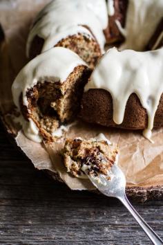 Chocolate Chip Zucchini Cake with Cream Cheese Frosting