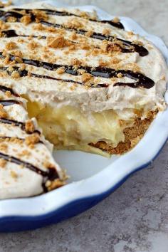Peanut-Butter Banana Cream Pie
