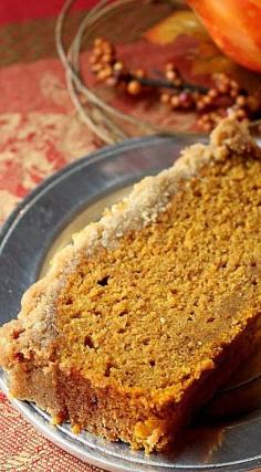 Pumpkin Bread with Streusel Topping