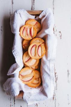 Almond and White Nectarine Financiers