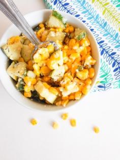 Parmesan Zucchini and Corn Salad