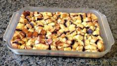 Nutella Overnight Baked French Toast by FabulousFarmGirl. You had me at Nutella...