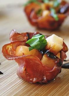 Prosciutto-Wrapped Caramelized Cantaloupe Recipe