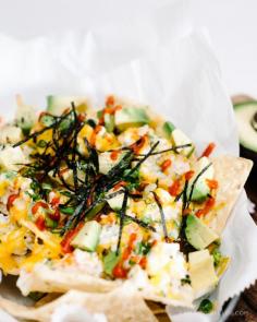 CALIFORNIA ROLL NACHOS