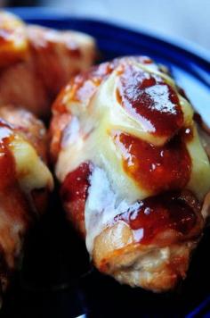 Slow Cooker Cheesy Barbecue Chicken Recipe