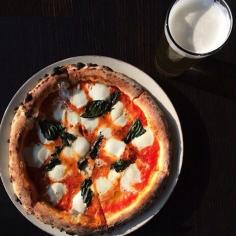 gimme beer, pizza, and side of “Little Soya” dip | this kind of action is available at @121RestaurantNS