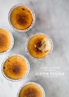 SLOW COOKER CREME BRULEE