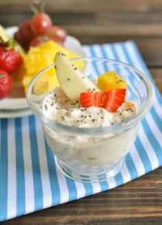 Chia Yogurt Fruit Dip
