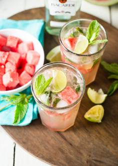 Watermelon Mojitos