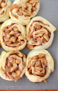 Caramel Apple Cinnamon Rolls