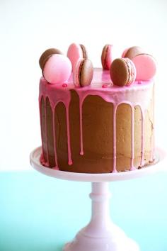 6-Layer Neapolitan Macaron Delight Cake