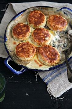 Mushroom cobbler