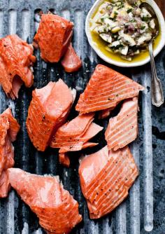 Yummy Supper: SLOW COOKED SALMON WITH MEYER LEMON RELISH