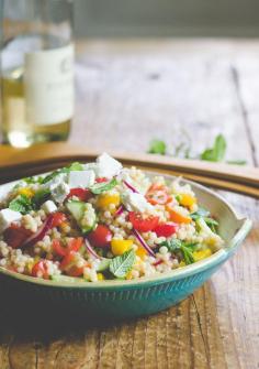 summer vegetable couscous salad