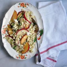 Marinated Corn and Nectarine Salad