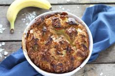 Coconut Banana Bread Pudding