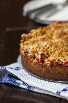 STONE FRUIT CRUMBLE TART