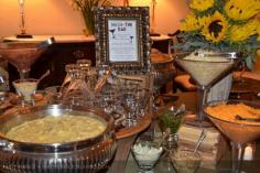 Mash Tini Bar...Mashed Potato Bar in Martini cups