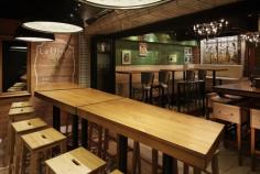 more material / texture love.    (La Oliva Spanish restaurant by DOYLE COLLECTION, Tokyo store design)