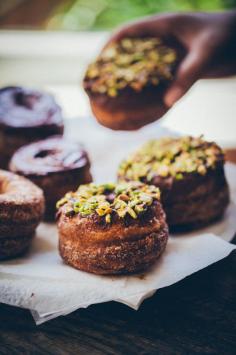 Dark Chocolate Pistachio Cronuts