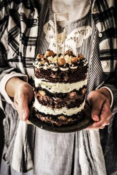 momofuku inspired cookie dough chocOlate cake