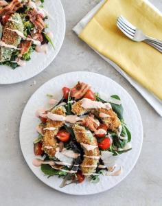 BLT Salad With Crispy Avocado