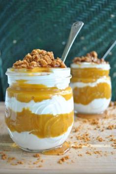 Pumpkin Pie Yogurt Parfait