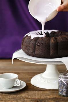 Chocolate Lavender & Earl Gray Bundt Cake