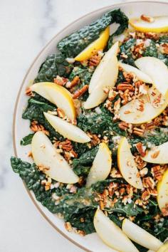 kale asain pear salad